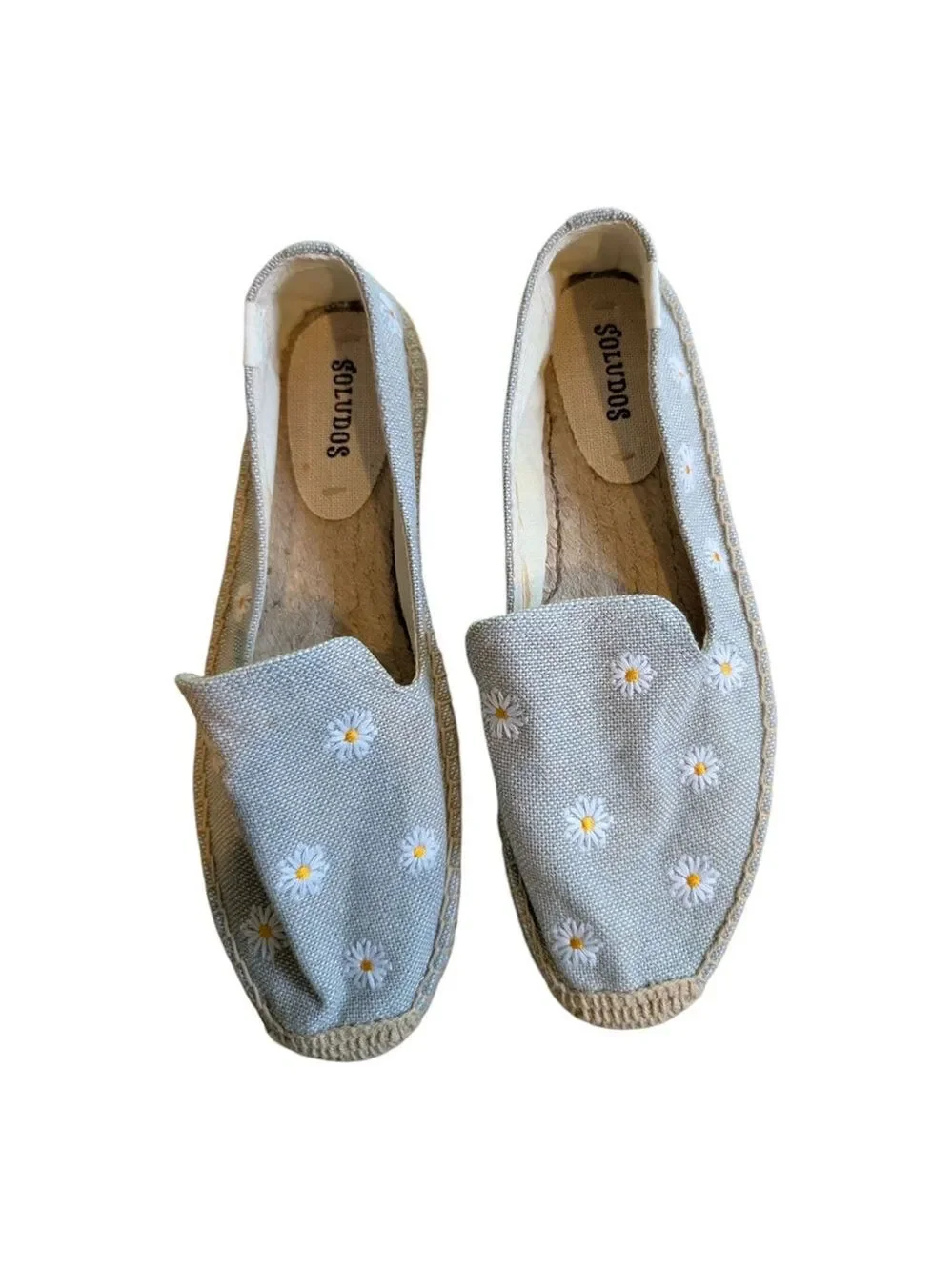 Soludos Daisy Espadrille Slip On Casual Comfort Shoes Flats Size 8 NWOT